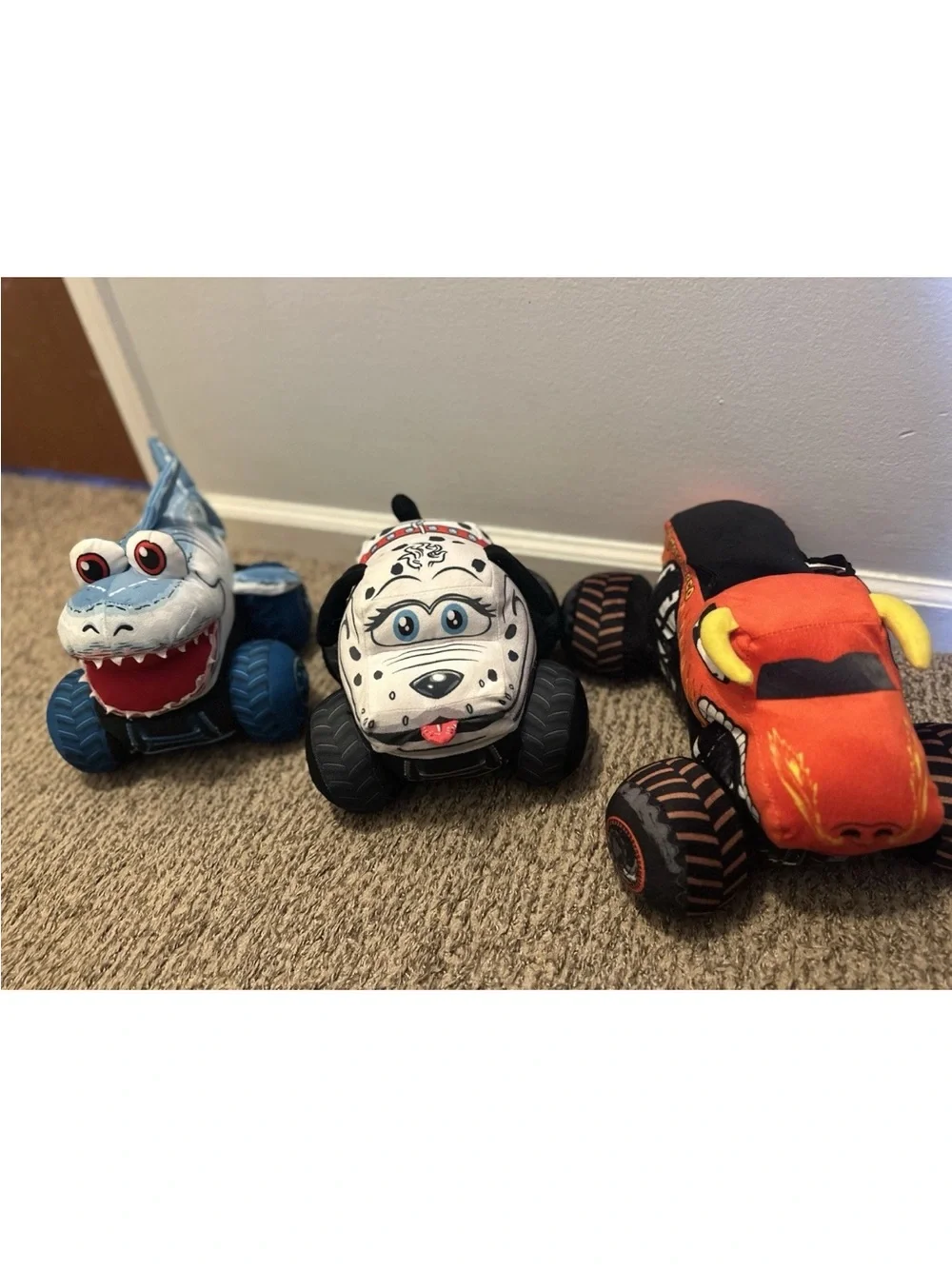 Monster Truck pals Trio mutt shark and bull toro